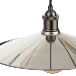 Inlight Rigel 360mm Diner Lamp Shade Polished Nickel -Home Lighting Store INL 33819 POLNIC 3 79799.1657634751