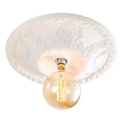 Inlight 500mm Motril Paintable Ceiling Mount White