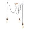 Inlight Padua 3-Light E27 Pendant Cord Set Copper & Black -Home Lighting Store INL 37877 COP 2 39812.1653993057