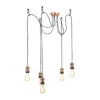Inlight Padua 5-Light E27 Pendant Cord Set Copper & Black -Home Lighting Store INL 37878 COP 1 90406.1653993002