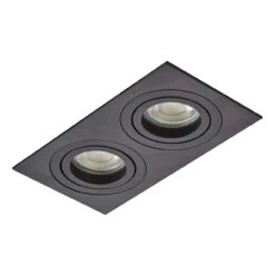 Inlight Pasto Double Adjustable Downlight Black