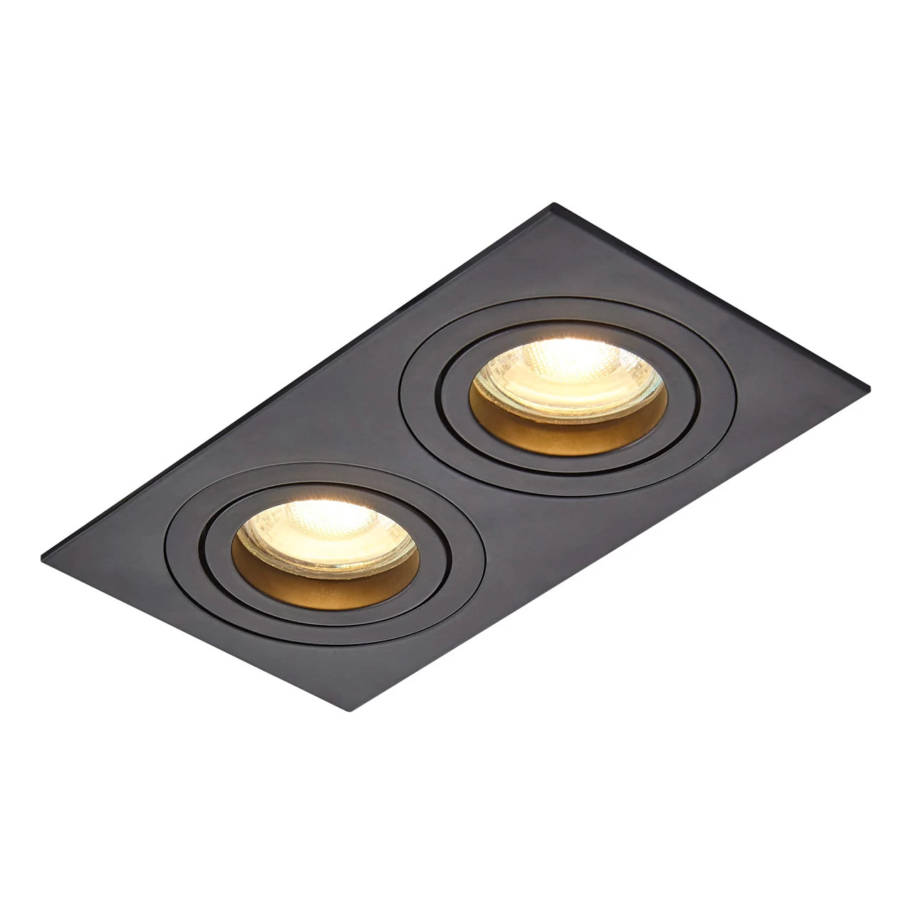 Inlight Pasto Double Adjustable Downlight Black 4 Inlight Pasto Double Adjustable Downlight Black - Image 2