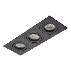 Inlight Pasto Triple Adjustable Downlight Black