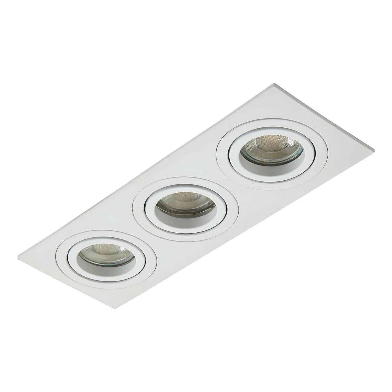 Inlight Pasto Triple Adjustable Downlight White 3 Inlight Pasto Triple Adjustable Downlight White