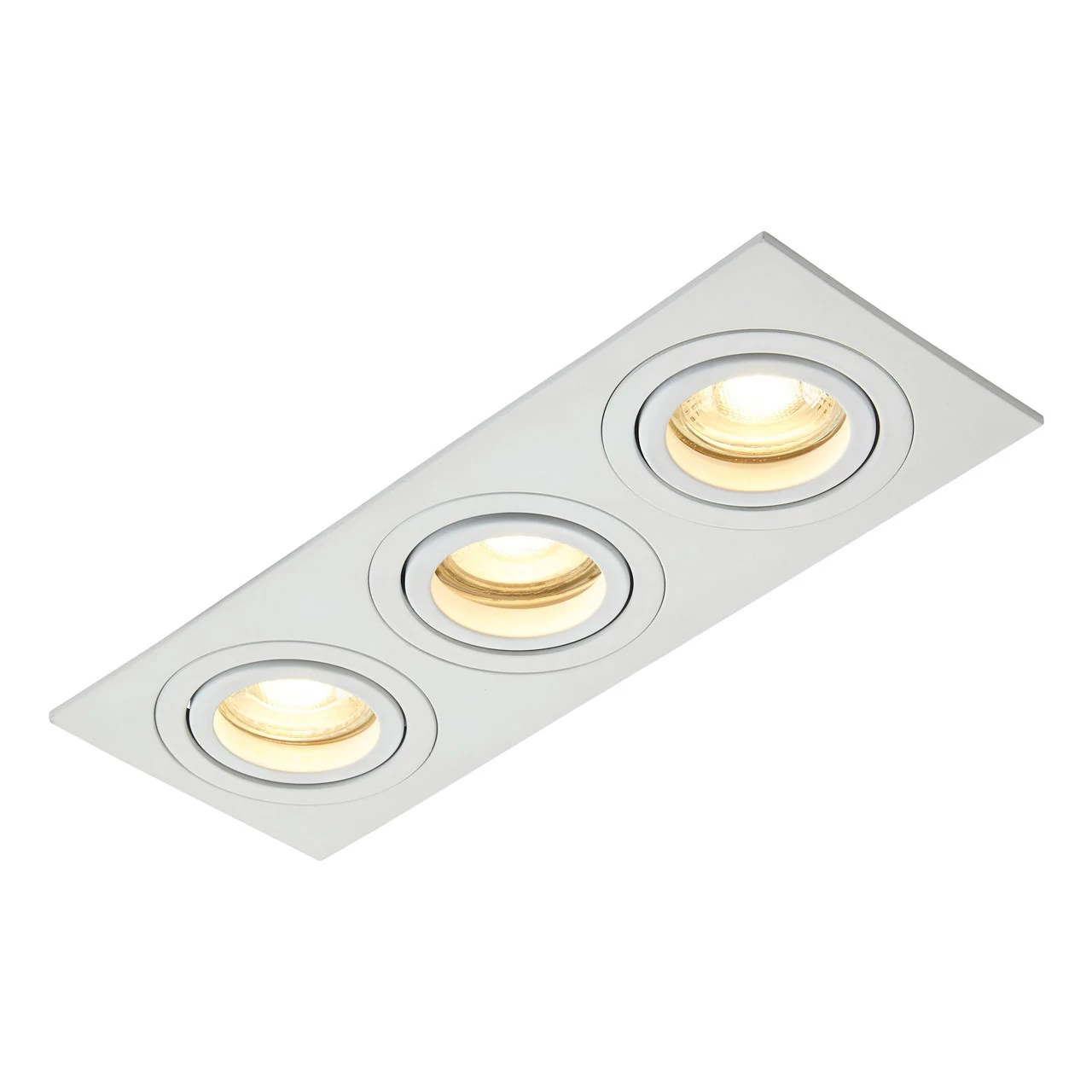 Inlight Pasto Triple Adjustable Downlight White 4 Inlight Pasto Triple Adjustable Downlight White - Image 2