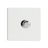 Varilight Screwless LED V-Pro 1 Gang Rotary Dimmer Switch Premium White 1 Varilight Screwless LED V-Pro 1 Gang Rotary Dimmer Switch Premium White -Home Lighting Store JDQP401S 17032.1660563366