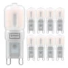 Crompton G9 Capsule LED Light Bulb 2.5W (25W Eqv) Cool White 9-Pack Opal -Home Lighting Store LED G9 9 Pack 66455.1657625267