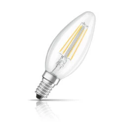 Ledvance Candle LED Light Bulb Dimmable E14 4.8W (40W Eqv) Warm White