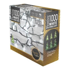 Festive Indoor & Outdoor 7ft Christmas Tree Sparkle Lights 1000 White LEDs -Home Lighting Store P011311 78489.1663922279