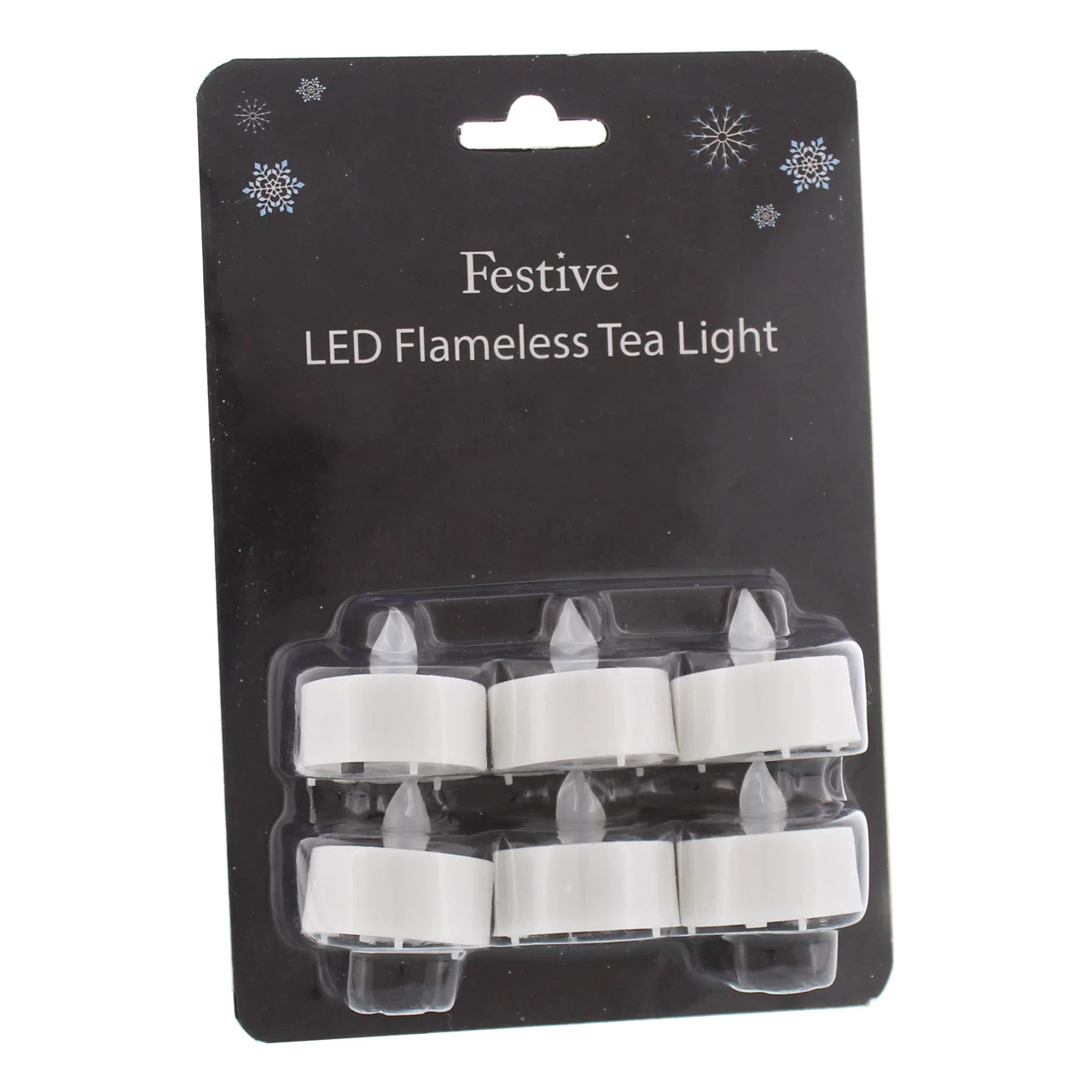 Festive Battery Operated Tea Lights Pack Of 6 4 Festive Battery Operated Tea Lights Pack Of 6 - Image 2