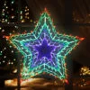 Festive Chasing Window Star Light 100 Multicoloured LEDs -Home Lighting Store P025361 6 34185.1669811369