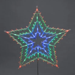 Festive Chasing Window Star Light 100 Multicoloured LEDs -Home Lighting Store P025361 44242.1669811369