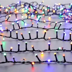 Festive 12.9m Indoor & Outdoor Glow-Worm String Lights 520 Multi-Coloured LEDs -Home Lighting Store P030496 1 27064.1697541909
