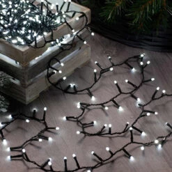 Festive Indoor & Outdoor 7ft Christmas Tree Glow-Worm Lights 1000 White LEDs 10 Festive Indoor & Outdoor 7ft Christmas Tree Glow-Worm Lights 1000 White LEDs -Home Lighting Store P030502 11 41943.1695046489