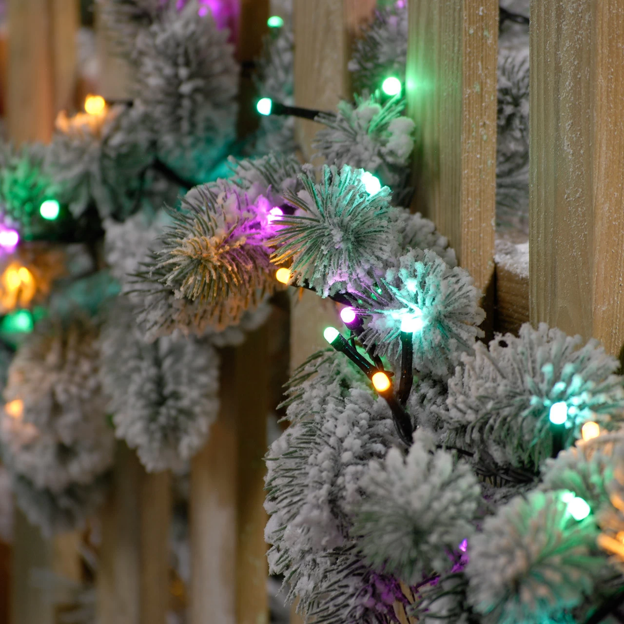 Festive 8.9m Indoor & Outdoor Glow-Worm String Lights 360 Aurora LEDs 5 Festive 8.9m Indoor & Outdoor Glow-Worm String Lights 360 Aurora LEDs - Image 3