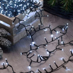 Festive LED String Light 15.5m 14.4W White 600 Firefly