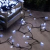 Festive 11.9m Indoor & Outdoor Diamond Christmas Fairy Lights 200 White LEDs -Home Lighting Store P036166 11 65531.1663942139