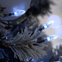 Festive 11.9m Indoor & Outdoor Diamond Christmas Fairy Lights 200 White LEDs -Home Lighting Store P036166 13 16554.1663942139