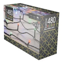 Festive 38.3m Indoor & Outdoor Multifunction Christmas Fairy Lights 480 Multicoloured LEDs -Home Lighting Store P041833 78842.1663939432