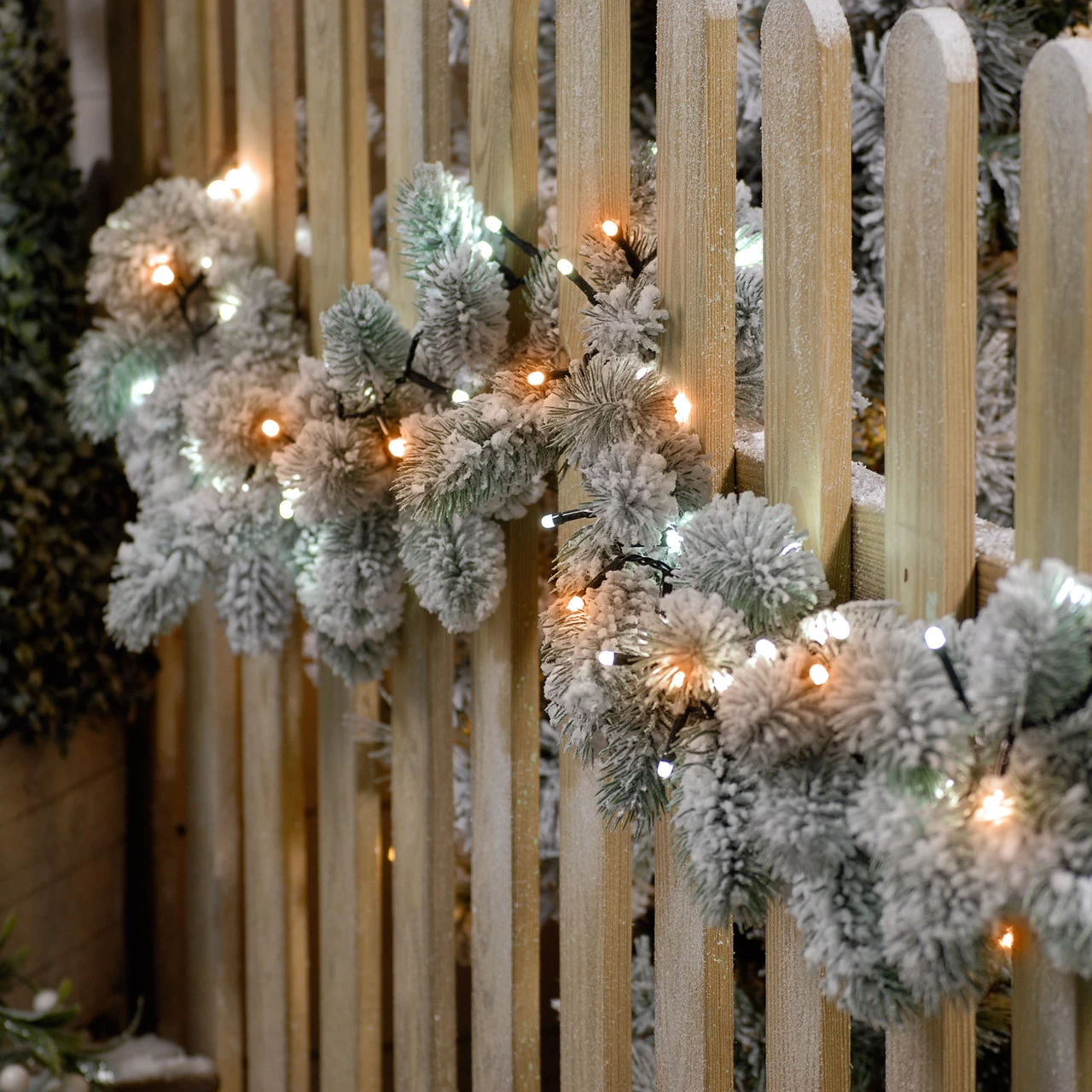 Festive Indoor & Outdoor 5ft Christmas Tree Glow-Worm Lights 520 White & Warm White LEDs 7 Festive Indoor & Outdoor 5ft Christmas Tree Glow-Worm Lights 520 White & Warm White LEDs - Image 5
