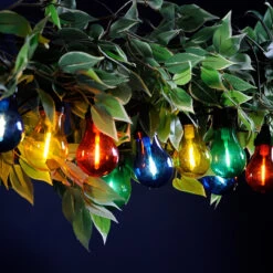 Festive LED Filament Connectable Outdoor Festoon Light Multi-Coloured Clear
