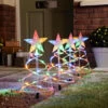 Festive Set Of 4 Spiral Pathfinder Trees Multi-Coloured -Home Lighting Store P045364 57969.1695048690