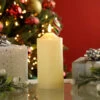 Festive 15cm Battery Operated Wax Firefly Pillar Candle With Timer Ivory 2 Festive 15cm Battery Operated Wax Firefly Pillar Candle With Timer Ivory -Home Lighting Store P045488 87962.1692022361