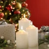 Festive Battery Operated Wax Firefly Pillar Candles With Timer White Pack Of 3 2 Festive Battery Operated Wax Firefly Pillar Candles With Timer White Pack Of 3 -Home Lighting Store P045489 COMP 28401.1697540158