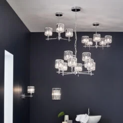 Spa Pegasi Shield Wall Light Crystal Glass And Chrome 9 Spa Pegasi Shield Wall Light Crystal Glass And Chrome -Home Lighting Store Pegasi Main 01 30089.1657642199