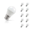 Crompton Golfball LED Light Bulb Dimmable B22 5W (40W Eqv) Daylight 10-Pack -Home Lighting Store SL 13629 10 49892.1697554688