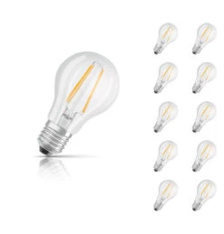 Ledvance GLS LED Light Bulb Dimmable E27 7W (60W Eqv) Warm White 10-Pack