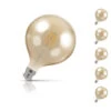 Crompton Globe LED Light Bulb G125 B22 7.5W (60W Eqv) Warm White 5-Pack Vintage -Home Lighting Store SL4921 5 78464.1666872451