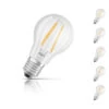 Ledvance GLS LED Light Bulb Dimmable E27 7W (60W Eqv) Warm White 5-Pack -Home Lighting Store SL5 Osram LED GLS 6.5W E27 Dimmable Parathom Warm White Clear 85041.1693400153