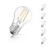 Osram Golfball LED Light Bulb Dimmable E27 4.8W (40W Eqv) Warm White 5-Pack