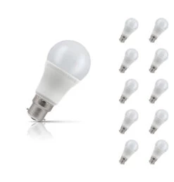 Crompton GLS LED Light Bulb Dimmable B22 11W (75W Eqv) Cool White 10-Pack