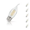 Crompton Candle LED Light Bulb Bent Tip E27 5W (40W Eqv) Warm White 5-Pack -Home Lighting Store SL5996 5 56700.1620740611