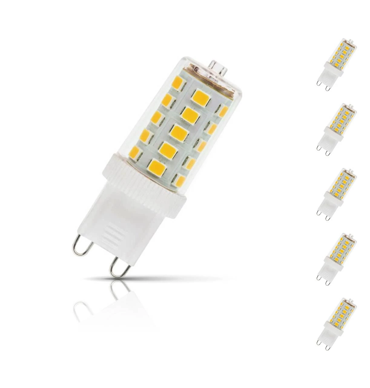 Prolite G9 Capsule LED Light Bulb Dimmable 3.5W (30W Eqv) Daylight 5-Pack 3 Prolite G9 Capsule LED Light Bulb Dimmable 3.5W (30W Eqv) Daylight 5-Pack