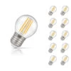 Crompton Golfball LED Light Bulb E27 6.5W (60W Eqv) Warm White 10-Pack -Home Lighting Store SL6135 10 38990.1666795441