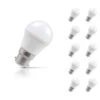 Crompton Golfball LED Light Bulb B22 5W (40W Eqv) Cool White 10-Pack -Home Lighting Store SL6461 10 80961.1666865732