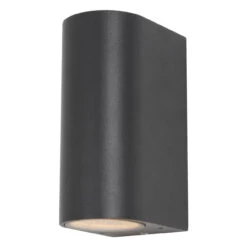 Zink ANTAR Outdoor Up And Down Wall Light Black