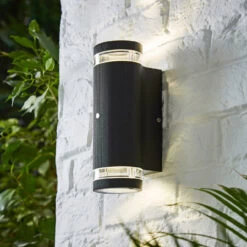 Zink HELIX Outdoor Up And Down Wall Light With Dusk Til Dawn Sensor Black -Home Lighting Store SL6628 502002470612746398.1578928268 09521.1650463640