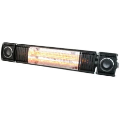 Zink Radiant Flint 2000W Wall Mounted Patio Heater With Bluetooth Speaker