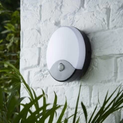 Coast Turus 15W LED Round Bulkhead With PIR Sensor Black -Home Lighting Store SL6758 502002451724232304.1578928268 00833.1650459911