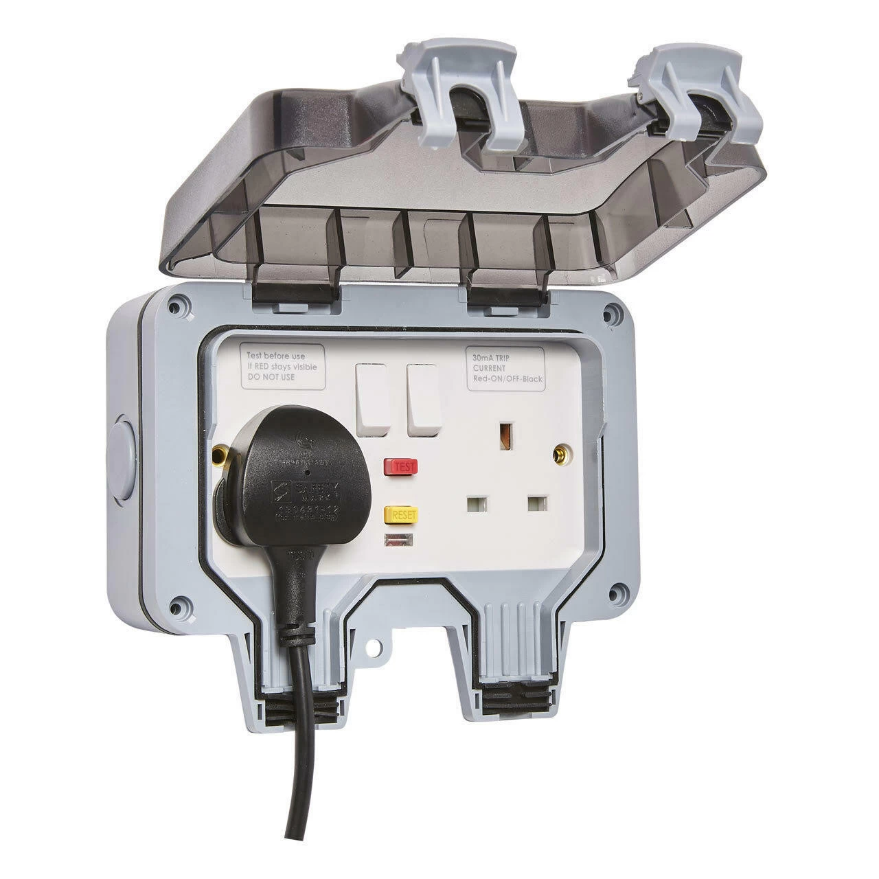 Zink 2 Gang IP66 RCD 13A Socket 5 Zink 2 Gang IP66 RCD 13A Socket - Image 3