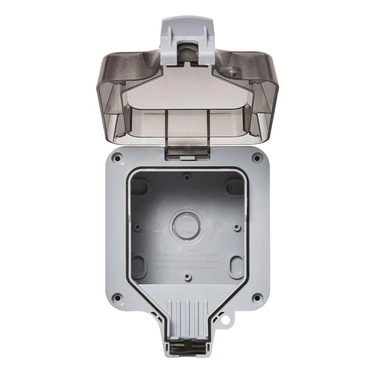 Zink 1 Gang IP66 Empty Enclosure 3 Zink 1 Gang IP66 Empty Enclosure