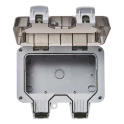 Zink 2 Gang IP66 Empty Enclosure