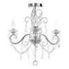 Spa Vela 3-Light Flush Chandelier Crystal Glass And Chrome -Home Lighting Store SPA 20182 CHR 07740.1656421095