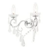 Spa Vela 2-Light Wall Light Crystal Glass And Chrome -Home Lighting Store SPA 20831 CHR 07391.1656421017