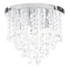 Spa Celeste 6-Light Flush Ceiling Light Crystal Glass And Chrome -Home Lighting Store SPA 24870 CHR 95128.1656420809