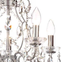 Spa Pro Annalee 500mm 5-Light Chandelier Crystal Glass And Chrome 7 Spa Pro Annalee 500mm 5-Light Chandelier Crystal Glass And Chrome -Home Lighting Store SPA 25254 CHR 09822.1657640689